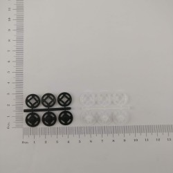 Piešujamas plastmasas spiedpogas 13 mm, komplekts